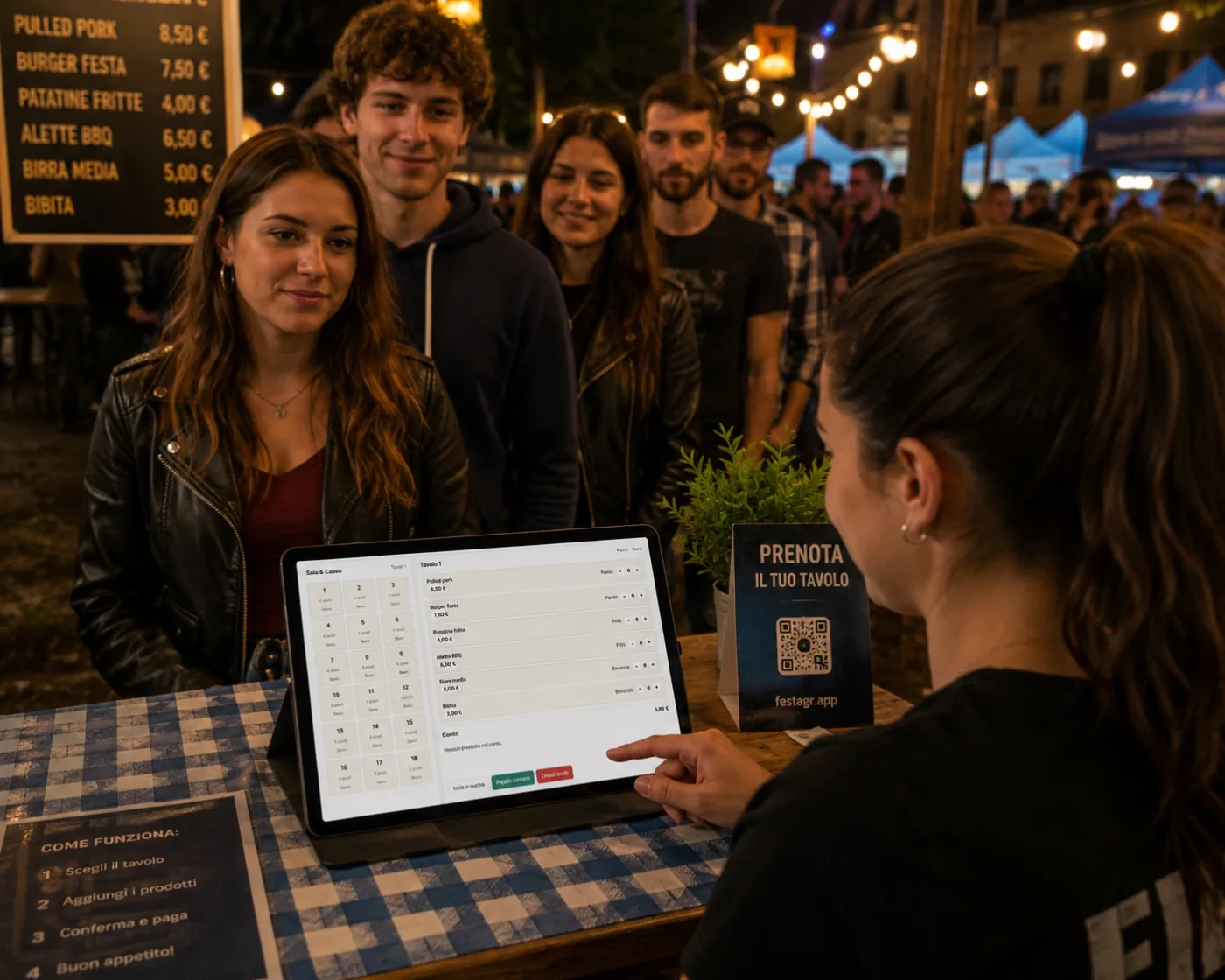 Software cassa per sagre semplice da usare anche con più postazioni.
